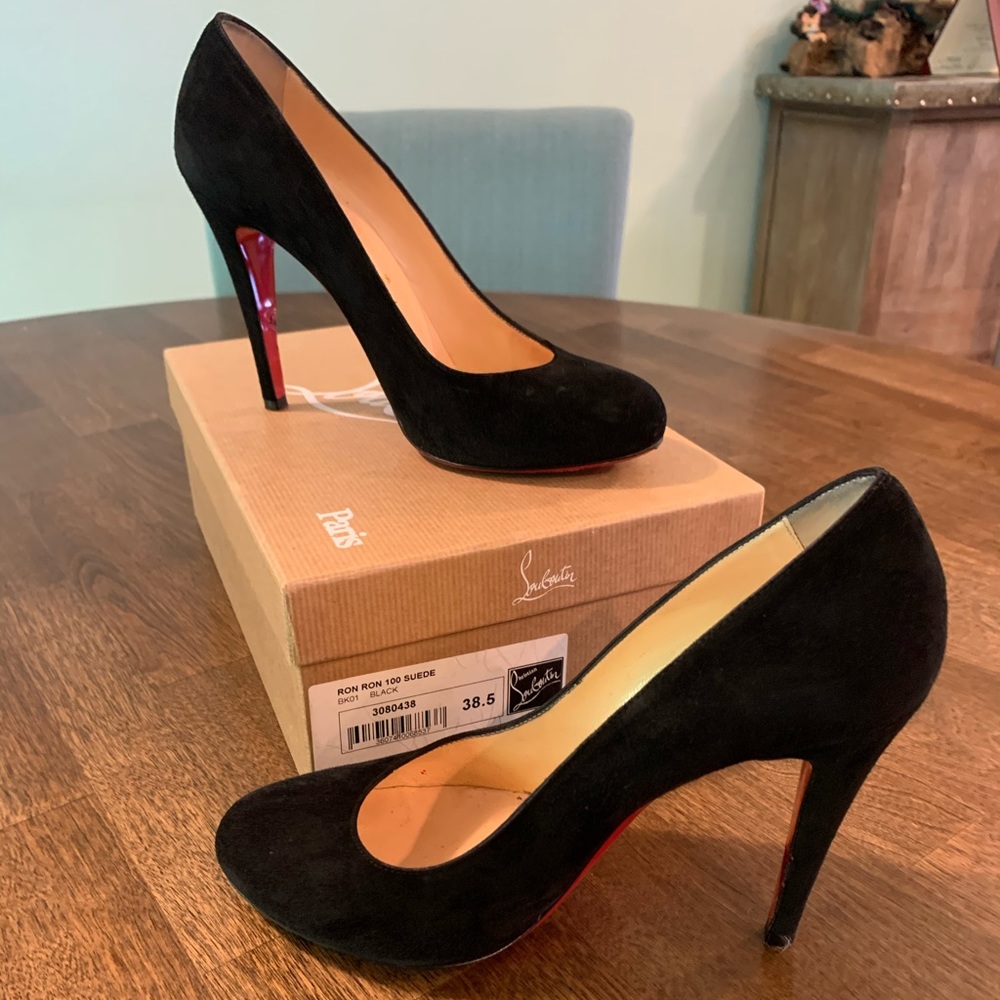 Christian Louboutin Suede Heels